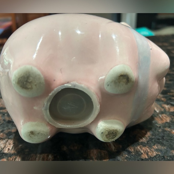 GUC Vintage Antique Ceramic Piggy Bank - Picture 3 of 6